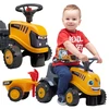 Falk Traktorius JCB Su Priekaba Oranžinis