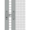 Paukščių narvas, pilkas, 302,5x324,5x211,5cm, plienas