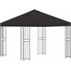 Pavėsinė 3 x 3 m Antracito Poliesteris ir plienas 190 gsm