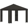 Pavėsinė 3 x 3 m Antracito Poliesteris ir plienas 190 gsm