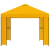 Pavėsinė 3 x 3 m Geltona Poliesteris ir plienas 190 gsm