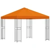 Pavėsinė 3 x 3 m Oranžinė Poliesteris ir plienas 190 gsm