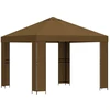 Pavėsinė 3 x 3 m Taupe Poliesteris ir plienas 190 gsm