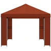 Pavėsinė 4 × 3 m Terakotos Poliesteris ir plienas 190 gsm