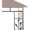 Pavėsinė su tinkleliu nuo uodų, taupe spalvos, 3x3x2,73m