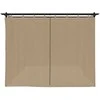 Pavėsinė su užuolaidomis, taupe spalvos, 6x3m, plienas