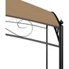 Pavėsinė, taupe spalvos, 3x3x2,65m, 180 g/m²
