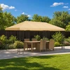 Sodo Paviljonas 6 x 3 m Kreminė Poliesteris ir plienas 190 gsm