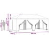 Paviljonas su šoninėmis sienelėmis 6 x 3 m Terakotos