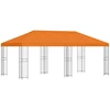 Sodo Paviljonas 6 x 3 m Oranžinė Poliesteris ir plienas 190 gsm