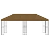 Sodo Paviljonas 6 x 3 m Taupe Poliesteris ir plienas 190 gsm