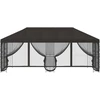 Paviljonas su šoninėmis sienelėmis 6 x 3 m Antracito