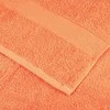 Rankšluostis Pirties rankšluosčiai SOLUND, 4vnt. oranžiniai 80x200cm 600g/m²