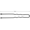 Activeshop Plaukų suktukai E-63 150 vnt. 4,9 cm juodos spalvos