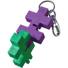 Plus Plus HEXEL DUO raktų pakabukas violetinė žalio obuolio