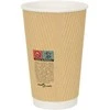 popieriniai kavos puodeliai su dangteliais 1000 vnt 16oz 400 ml