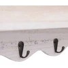 Prie sienos montuojama kabykla, balta, 50x10x30cm, mediena
