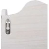 Prie sienos montuojama kabykla, balta, 50x10x30cm, mediena