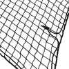 Priekabos tinklas su elastine virve, juodas, 3x3m, PP