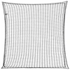 Priekabos tinklas su elastine virve, juodas, 4x4m, PP
