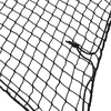 Priekabos tinklas su elastine virve, juodas, 4x4m, PP