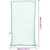 Priekabos tinklas su elastine virve, žalias, 6x3m, PP