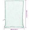Priekabos tinklas su elastine virve, žalias, 4x3m, PP