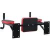 VidaXL Dip stotis Juoda ir raudona 72,5 x 70 x 31 cm