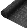 Privatumo suteikiantis tinklelis, juodas, 3,6x50m, HDPE, 75g/m²