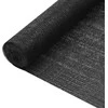 Privatumo suteikiantis tinklelis, juodas, 2x10m, HDPE, 75g/m²