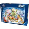Dėlionė Ravensburger Puzzle 1000 dalių Disney Kalėdos