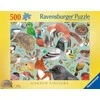 Ravensburger Dėlionė 500 vnt. - Sodo gyventojai