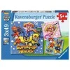 Ravensburger Dėlionė 3x49 vnt. - Šunyčiai patruliai