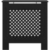 Radiatoriaus uždangalas, juodos spalvos, 78cm, MDF