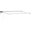Rankinė ištraukiama markizė su LED Mėlyna ir balta 25 x 2 m