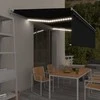 Rankiniu būdu ištraukiama markizė, antracito, 5x3m