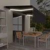 Rankiniu būdu ištraukiama markizė, antracito, 5x3m
