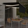 Rankiniu būdu ištraukiama markizė, antracito, 4,5x3m