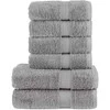 Rankšluostis Rankšluosčių rinkinys SOLUND, 6vnt., pilki, 600g/m²