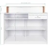 Activeshop Registratūros stalas GABBIANO RECEPTION DESK PEARL Baltas