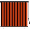 Roletas Oranžinė ir ruda 180 x 250 cm Audinys ir aliuminis