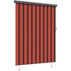 Roletas Oranžinė ir ruda 200 x 250 cm Audinys ir aliuminis