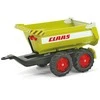 Rolly Toys CLAAS rollyTrailer puspriekabė su pakeliamu kėbulu