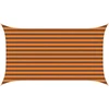 Saulės burė Oranžinė ir ruda 2 x 3,5 m