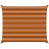 Saulės burė Oranžinė ir ruda 4 x 5 m 100% poliesteris Oksfordas