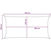 Saulės šešėlio audinys Mėlyna ir balta 25 x 45 m HDPE