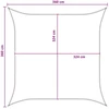 Saulės šešėlio audinys Mėlyna ir balta 36 x 36 m HDPE