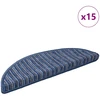 Savaime prilipantys laiptų kilimėliai 15 pcs Mėlyna