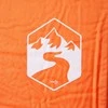 Savaime prisipučiantis stovyklavimo čiužinys, oranžinis