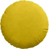 Sėdynių pagalvėlės 2 pcs Geltona Ø 40 x 13 cm Aksomas